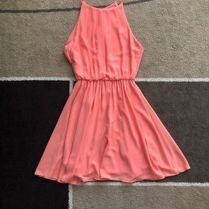 Peach dress
